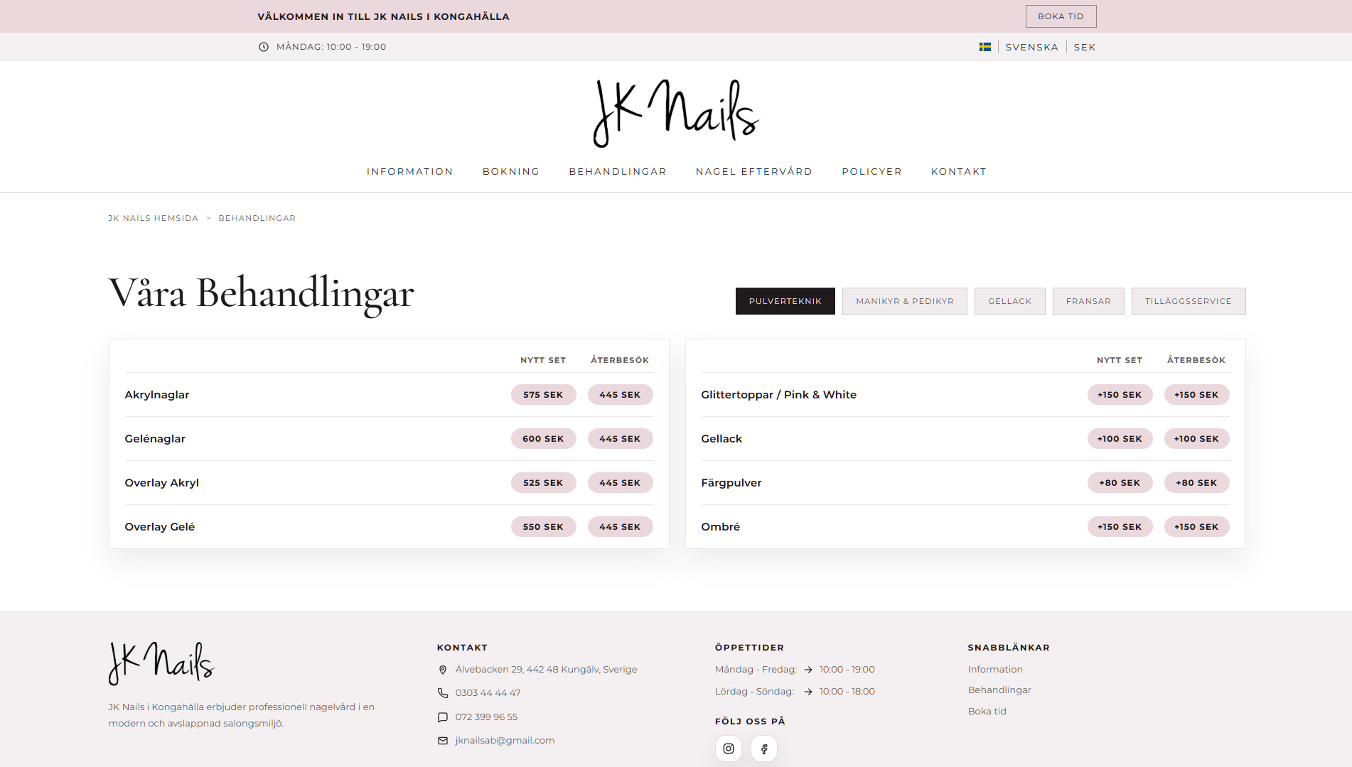 Website preview 2